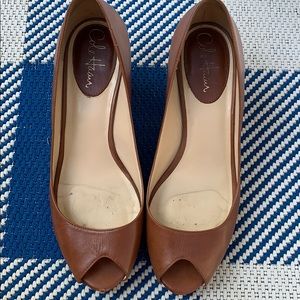 Cole Haan Open Toe, kitten heel shoes
